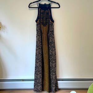 Anthropologie Greylin Maxi Dress with beading
